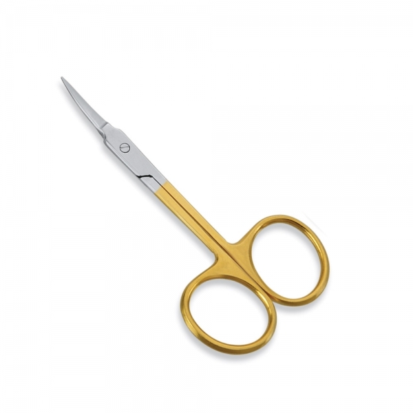 5-5.jpg Gold Plated Handles High Precision Japanese Steel Curved and Fine Point Lefty Cuticle Scissor – Ultra-Sharp Edges for Detailed Work