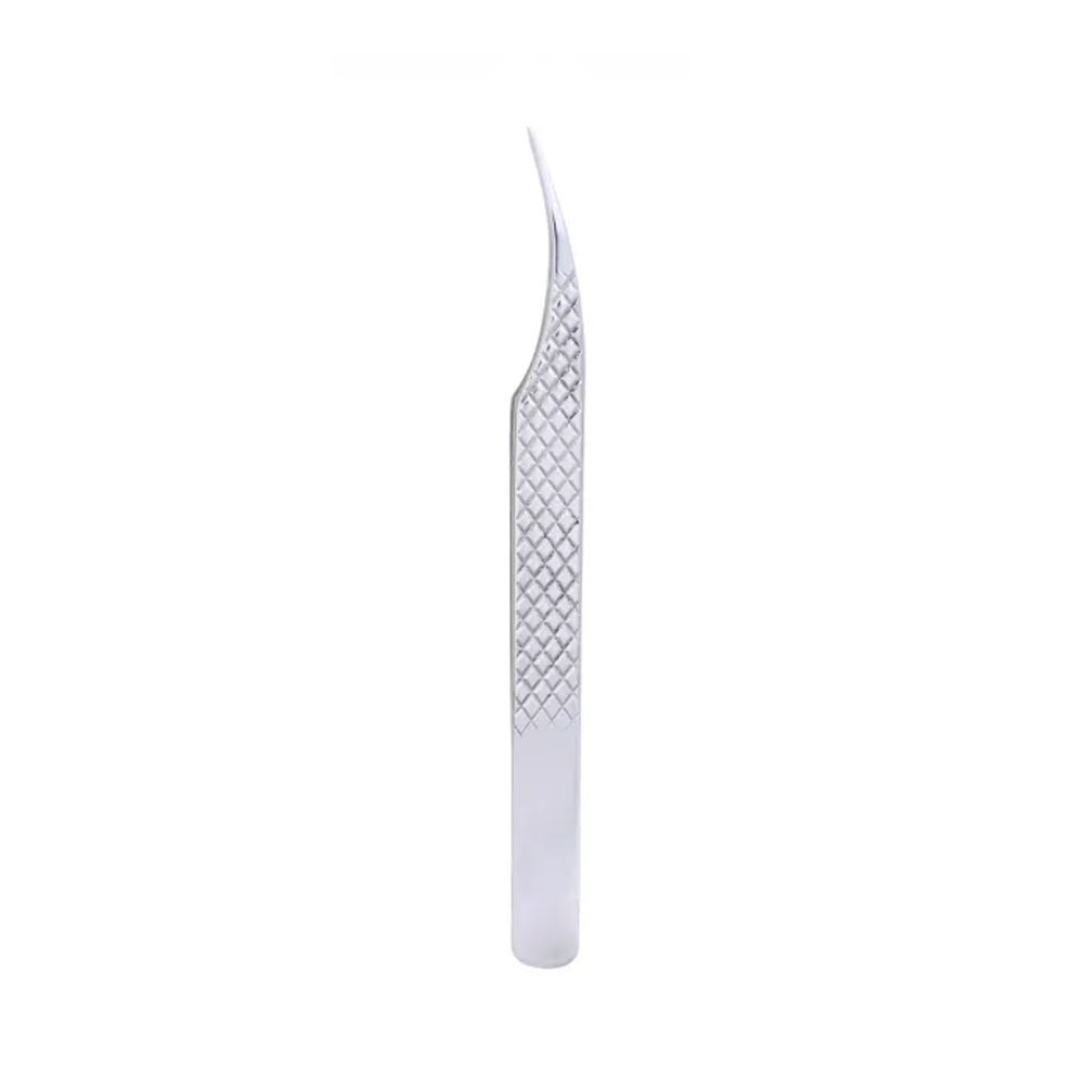 6-22.jpg Satin Finish Isolation Lash Tweezer – Grip-Friendly,Elegant & Practical